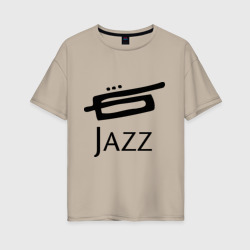 Женская футболка хлопок Oversize Jazz 3