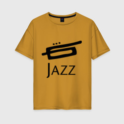 Женская футболка хлопок Oversize Jazz 3