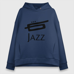 Женское худи Oversize хлопок Jazz 3