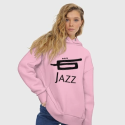 Женское худи Oversize хлопок Jazz 3 - фото 2