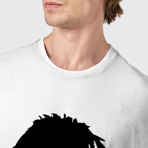 Мужская футболка хлопок Джон Леннон, цвет белый - фото 6