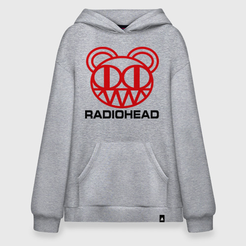 Худи SuperOversize хлопок Radiohead 2, цвет меланж