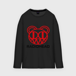 Женский лонгслив oversize хлопок Radiohead 2