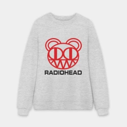 Мужской свитшот oversize без начеса хлопок Radiohead 2