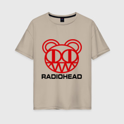 Женская футболка хлопок Oversize Radiohead 2