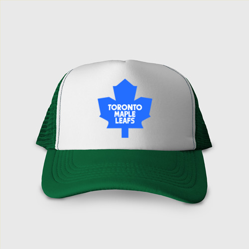 Кепка тракер с сеткой Toronto Maple Leafs, цвет зеленый