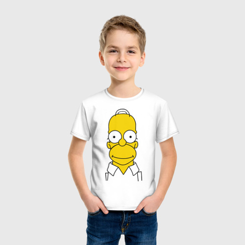 Детская футболка хлопок с принтом Simpsons (11), фото на моделе #1