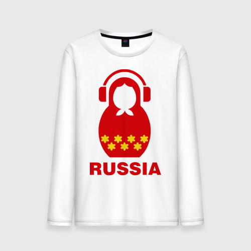 Мужской лонгслив хлопок Russia dj