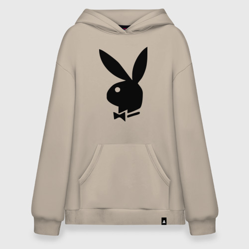 Худи SuperOversize хлопок Playboy, цвет миндальный