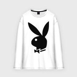 Женский лонгслив oversize хлопок Playboy