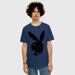 Мужская футболка хлопок Oversize Playboy - фото 2