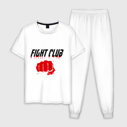 Мужская пижама хлопок Fight Club