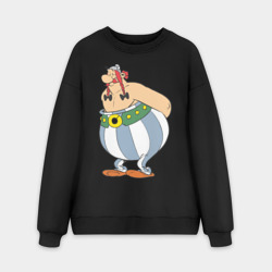 Мужской свитшот oversize без начеса хлопок Обеликс