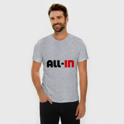 Мужская футболка хлопок Slim All-in - фото 2