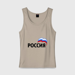 Женская майка хлопок Россия 3