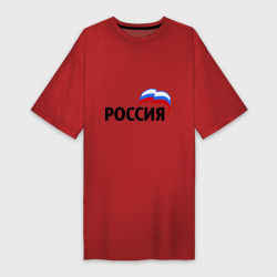 Платье-футболка хлопок Россия 3