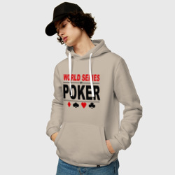 Мужская толстовка хлопок World series of poker - фото 2