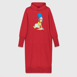 Платье удлиненное хлопок Мардж