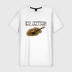 Мужская футболка хлопок Slim Led Zeppelin 2