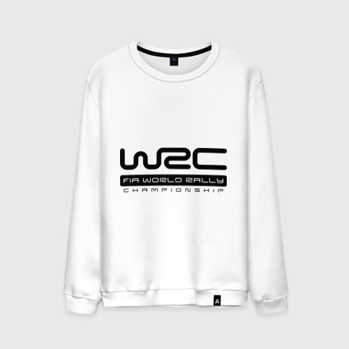 Мужской свитшот хлопок WRC, цвет белый