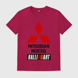 Мужская футболка хлопок Mitsubishi ralli art