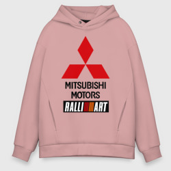 Мужское худи Oversize хлопок Mitsubishi ralli art