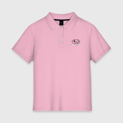 Женское поло хлопок Subaru forester