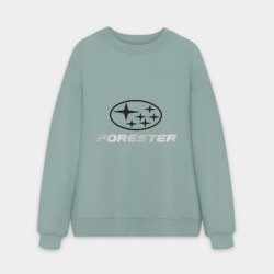 Мужской свитшот oversize без начеса хлопок Subaru forester