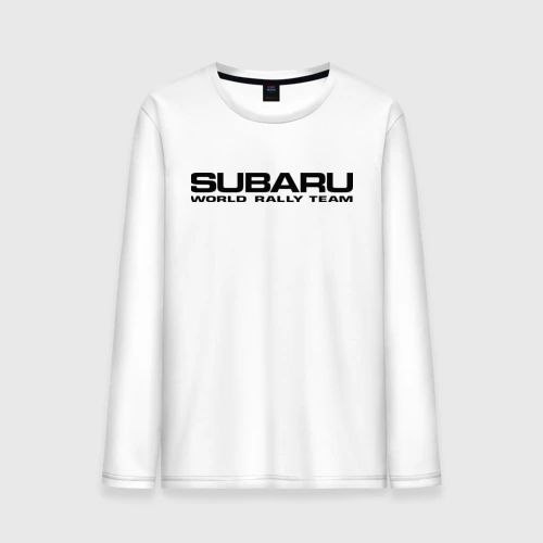 Мужской лонгслив хлопок Subaru world rally team 2