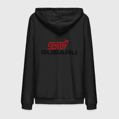Мужская толстовка на молнии хлопок Subaru STI