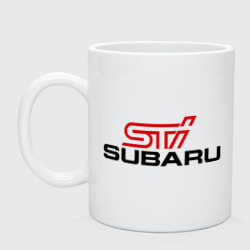 Кружка керамическая Subaru STI