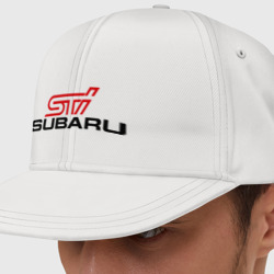 Кепка снепбек с прямым козырьком Subaru STI