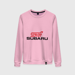 Женский свитшот хлопок Subaru STI