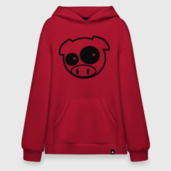 Худи SuperOversize хлопок Subaru pig manga