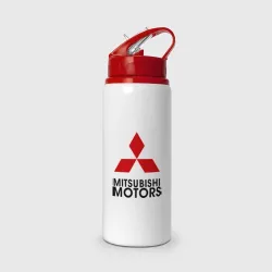 Бутылка для воды с трубочкой Mitsubishi 2