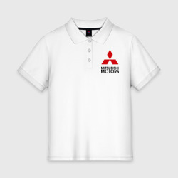 Женское поло хлопок Mitsubishi 2