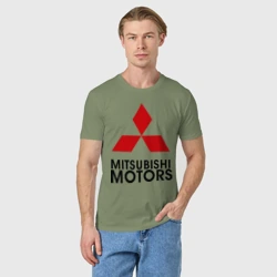 Мужская футболка хлопок Mitsubishi 2 - фото 2