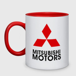 Кружка двухцветная Mitsubishi 2