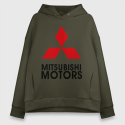 Женское худи Oversize хлопок Mitsubishi 2