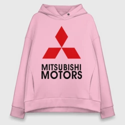 Женское худи Oversize хлопок Mitsubishi 2