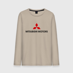 Мужской лонгслив хлопок Mitsubishi motors