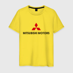 Мужская футболка хлопок Mitsubishi motors