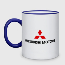 Кружка двухцветная Mitsubishi motors