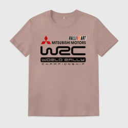 Мужская футболка хлопок Mitsubishi wrc