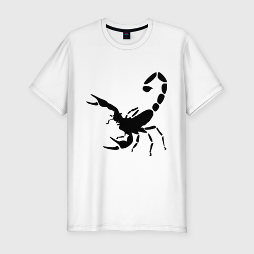 Мужская футболка хлопок Slim Scorpions (2), цвет белый
