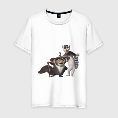 Мужская футболка хлопок Мадагаскар (11), цвет белый