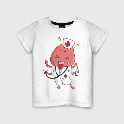 Детская футболка хлопок Доктор