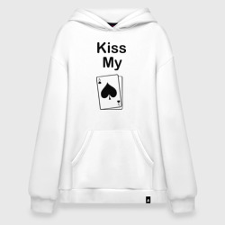 Худи SuperOversize хлопок Kiss my card