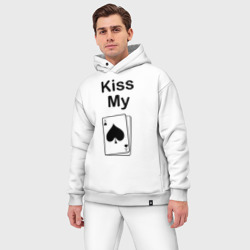 Мужской костюм oversize хлопок Kiss my card - фото 2