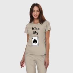 Женская пижама хлопок Kiss my card - фото 2